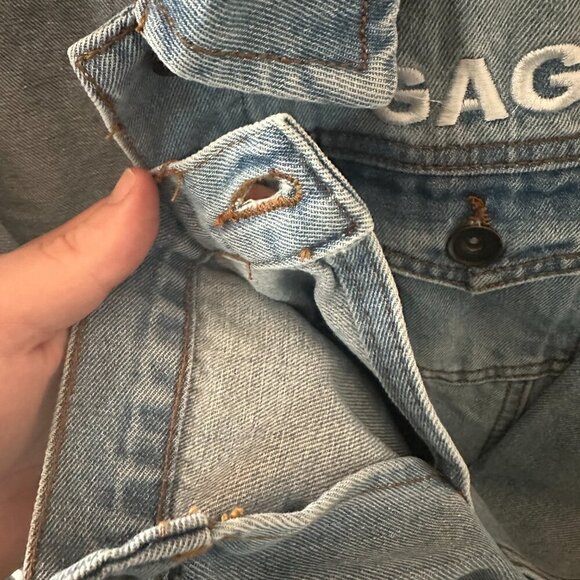 GAGA Lady Gaga Joanne Tour Limited Edition Jean Jacket   *Kids XL Size* - Picture 11 of 14